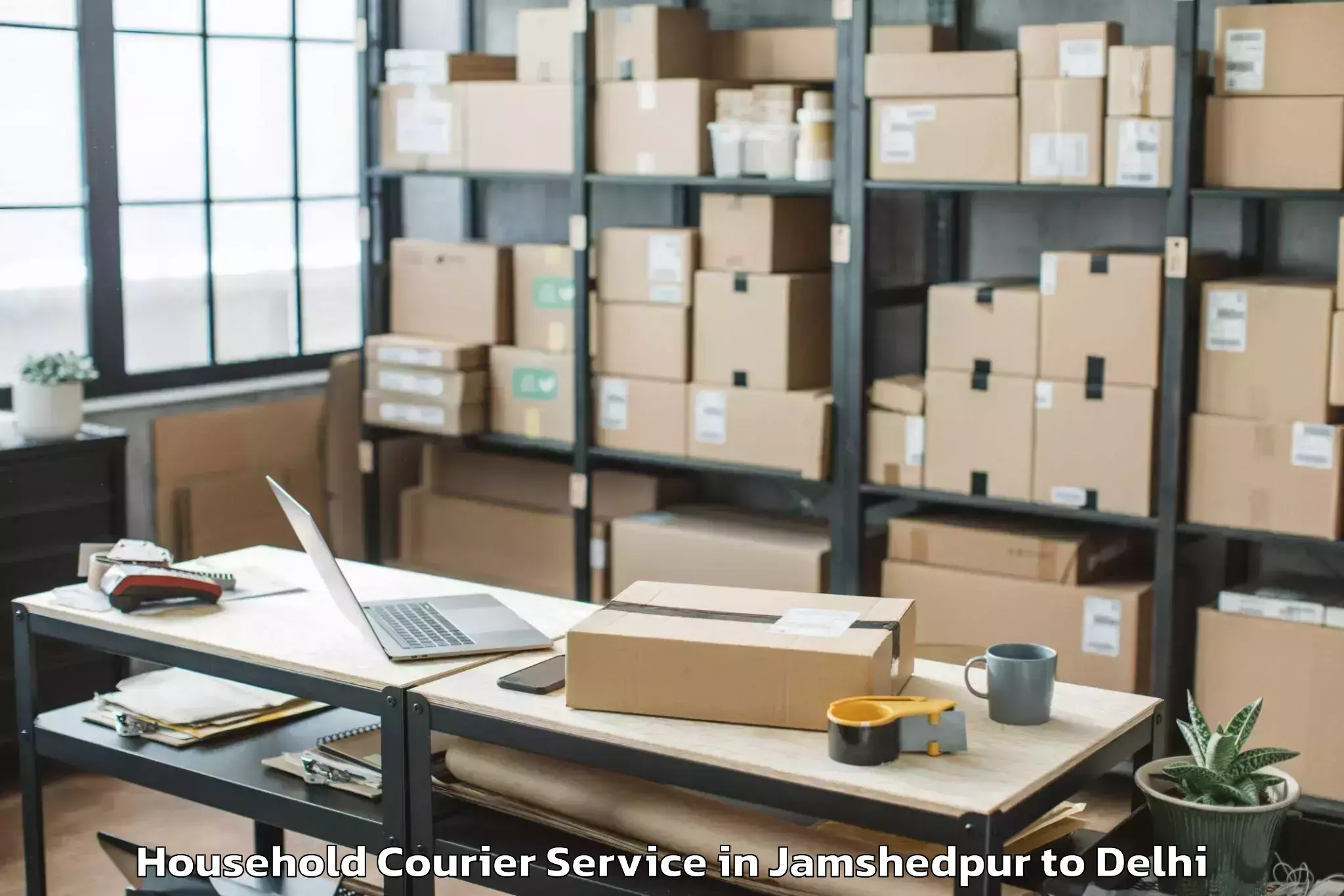 Book Jamshedpur to Parsvnath Mall Inderlok Household Courier